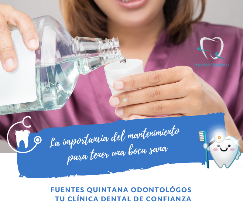 mantenimiento boca sana - Clinica dental Fuentes Quintana Guadalajara