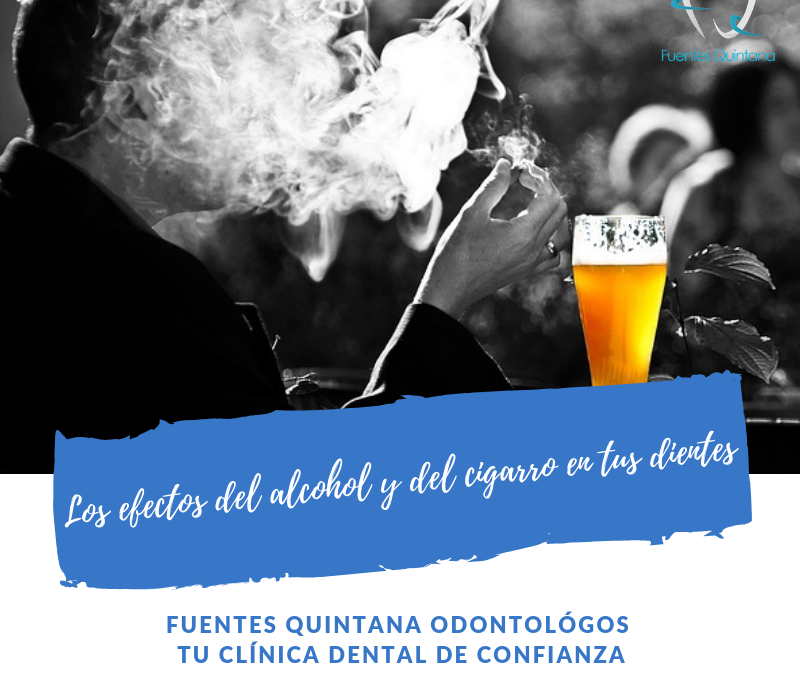 Los efectos del alcohol y del cigarro en tus dientes