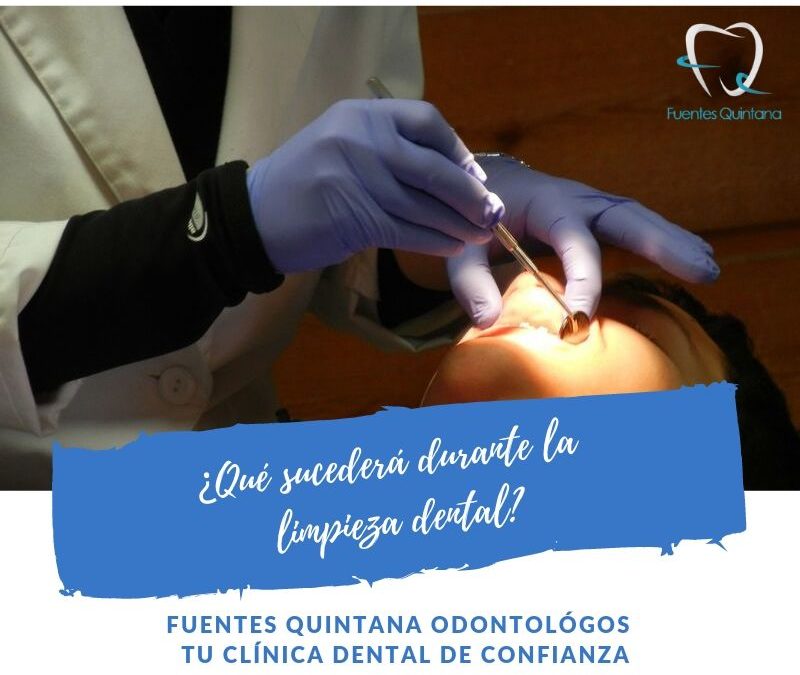 ¿Qué sucederá durante la limpieza dental?