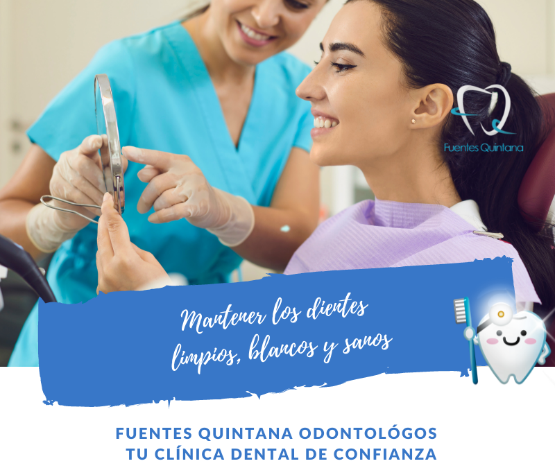 Mantener los dientes limpios, blancos y sanos