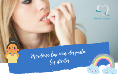 Morderse las uñas desgasta tus dientes