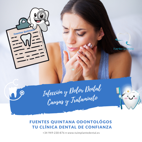 Infección y dolor dental - Clinica dental Fuentes Quintana Guadalajara