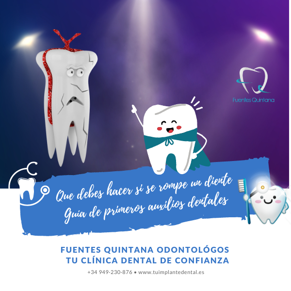que debes hacer si se rompe un diente - Clinica dental Fuentes Quintana Guadalajara
