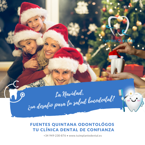 reforzar tu salud dental en navidad - clinica dental Fuentes quintana Guadalajara