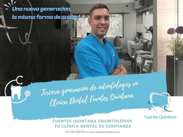 Dr. Rodrigo Contestabile Fuentes, tercera generación de dentistas en Clínica Dental Fuentes Quintana en Guadalajara
